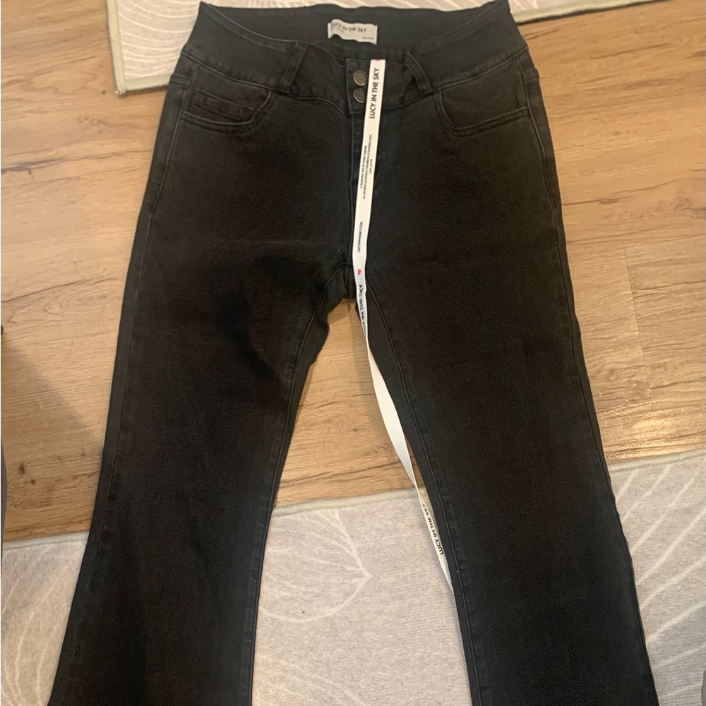 Lucy in the Sky Black Fit and Flare Jeans